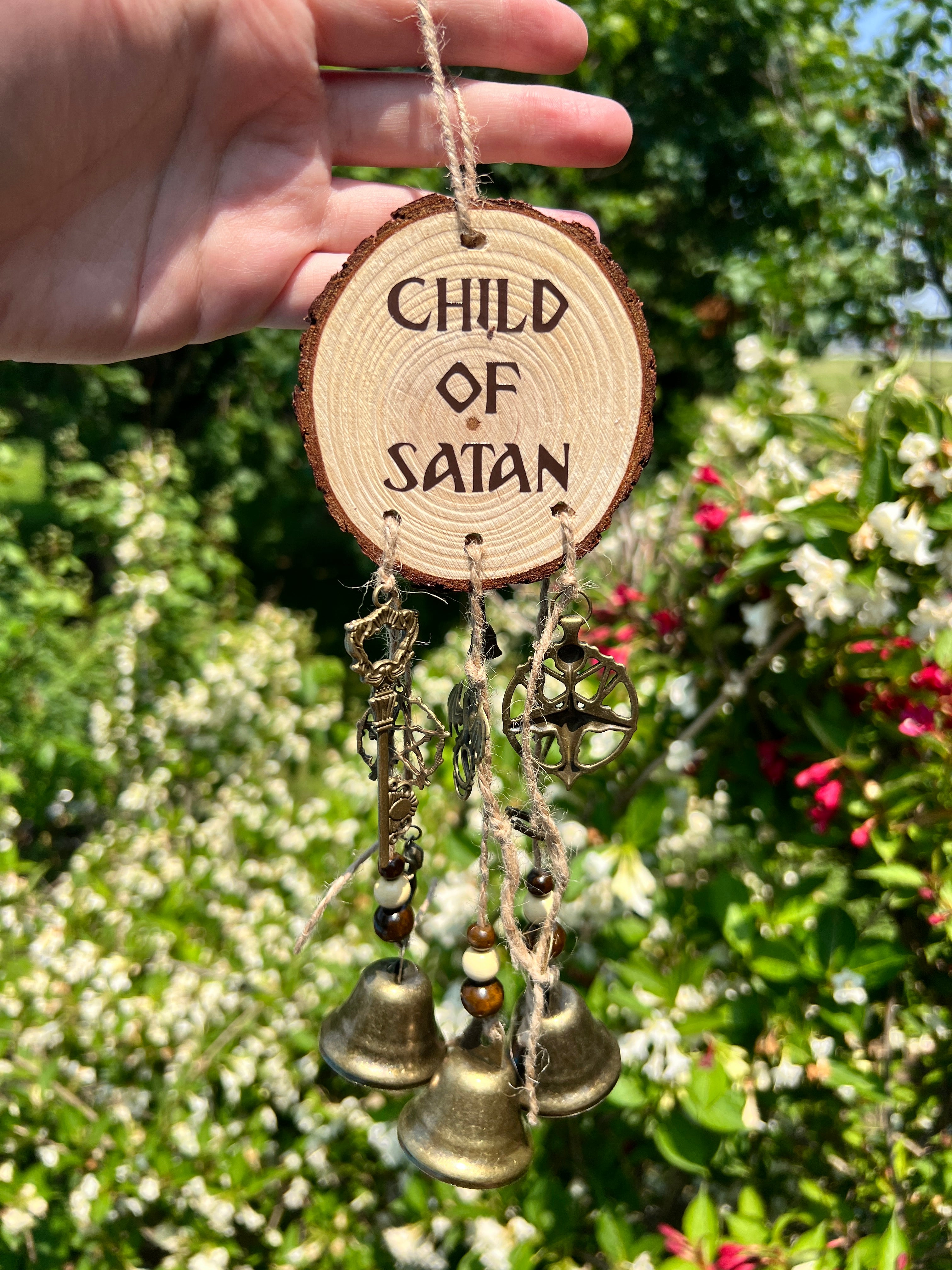 Handmade Witches Bells- Child of Satan