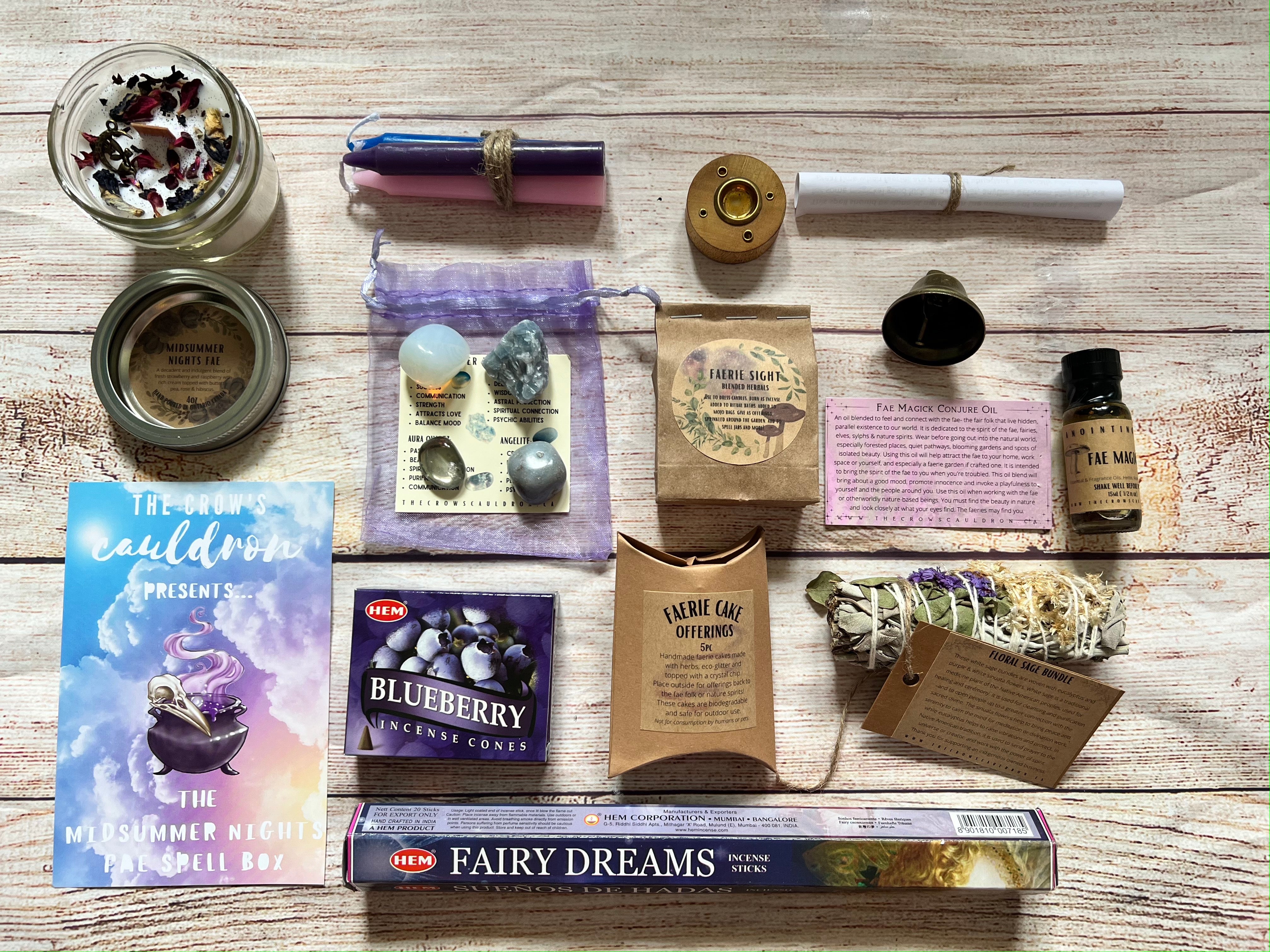 Midsummer Nights Fae Spell Box
