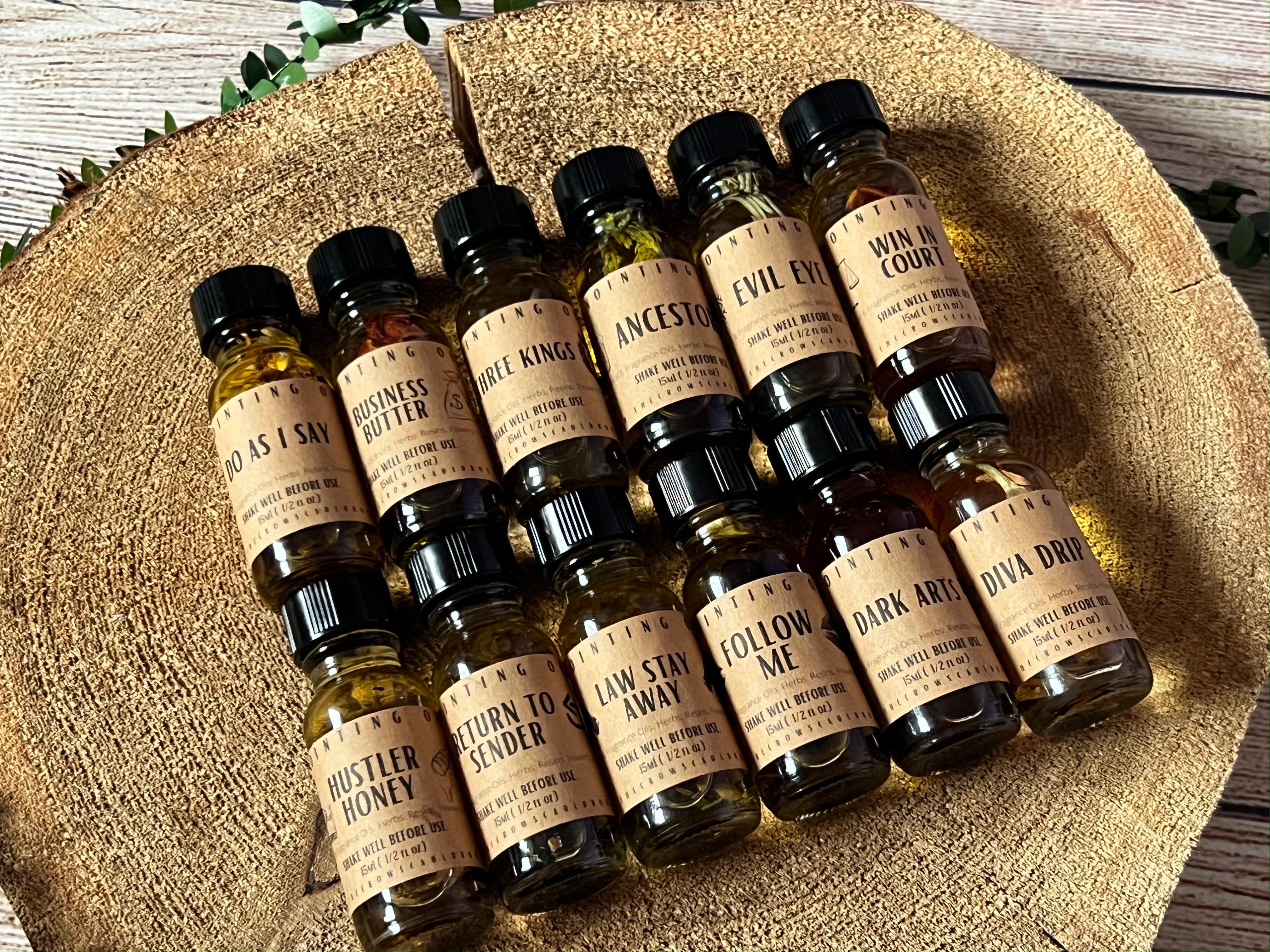 12 Conjure Oils - Complete Set #2 (1/2oz bottles)