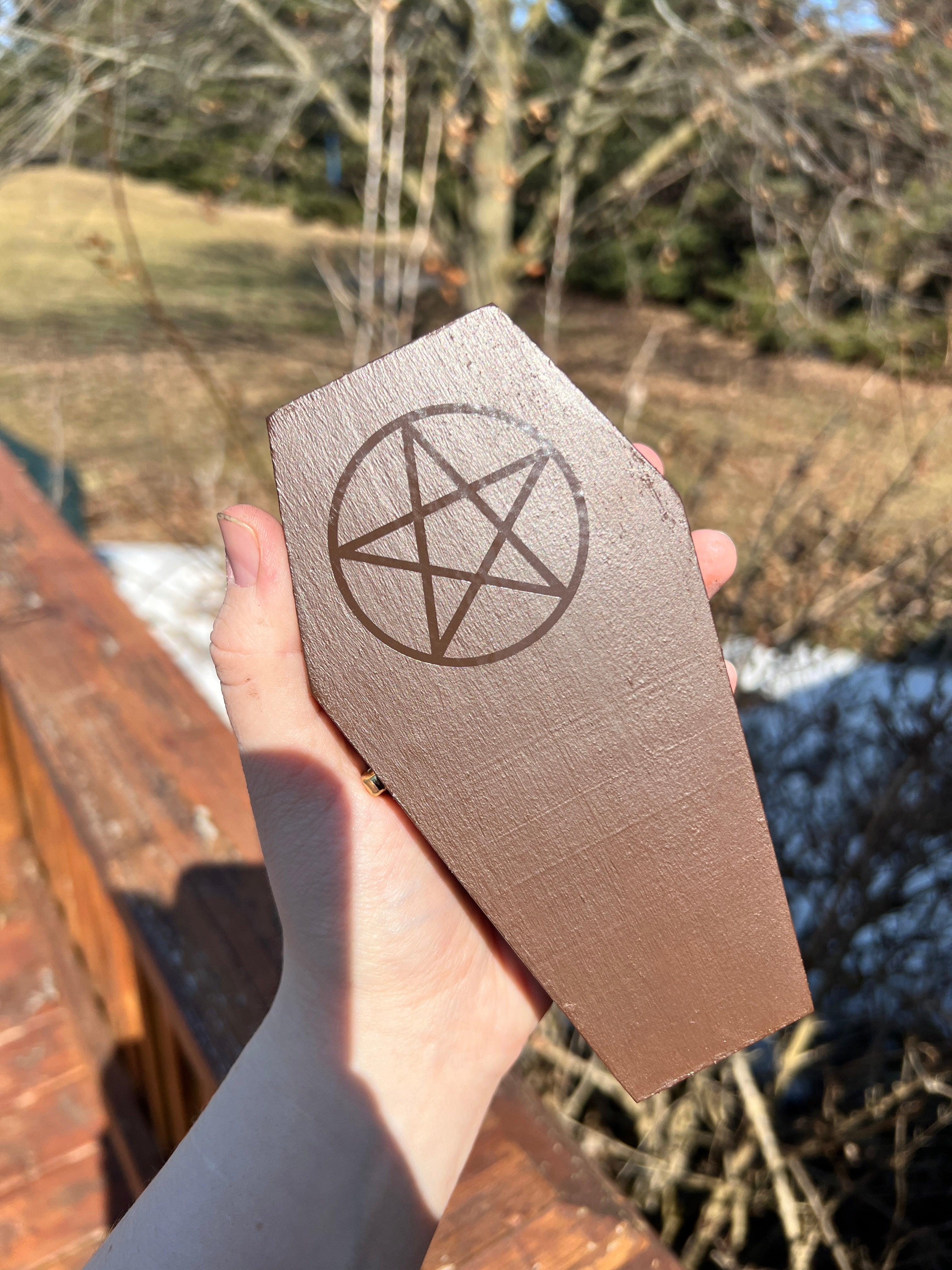 Coffin Travelling Witch Altar XL