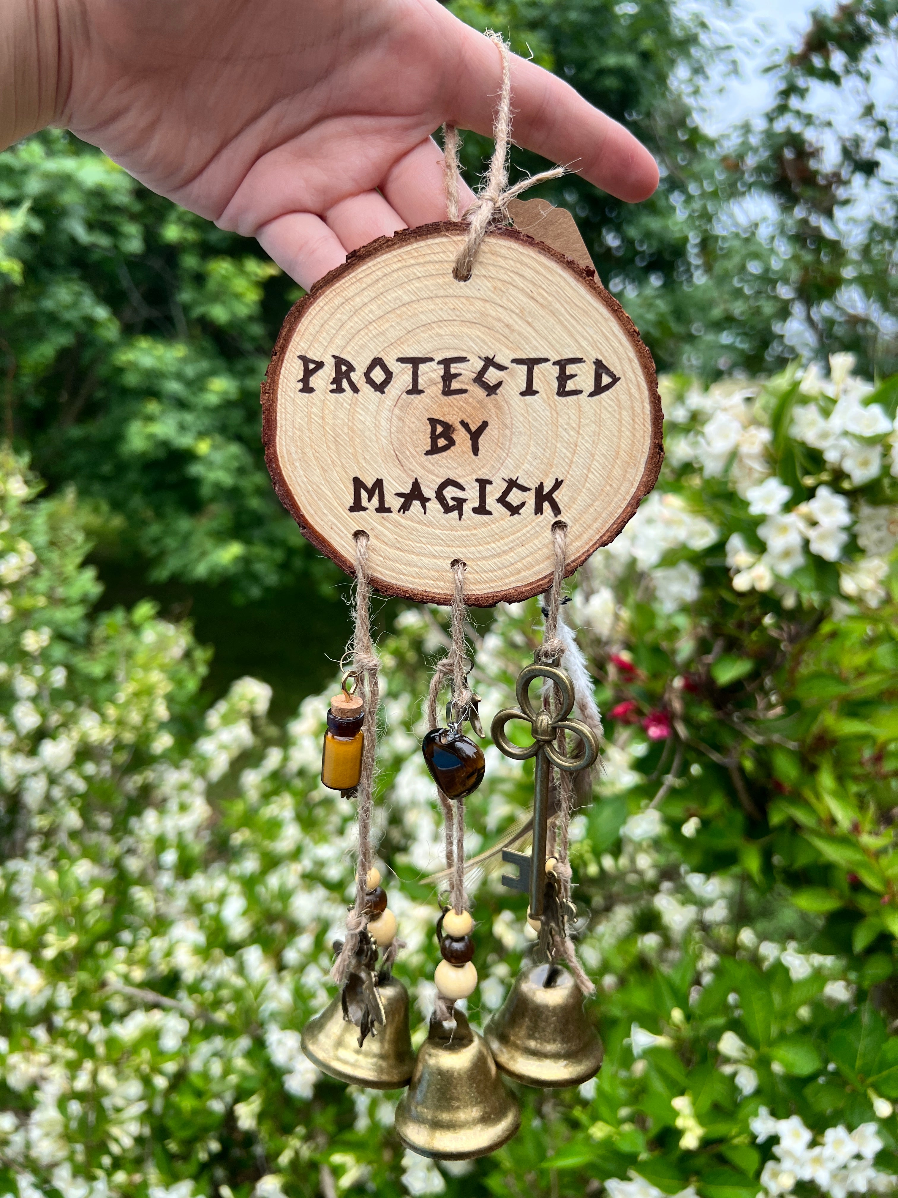 Handmade Witches Bells- Protected by Magick