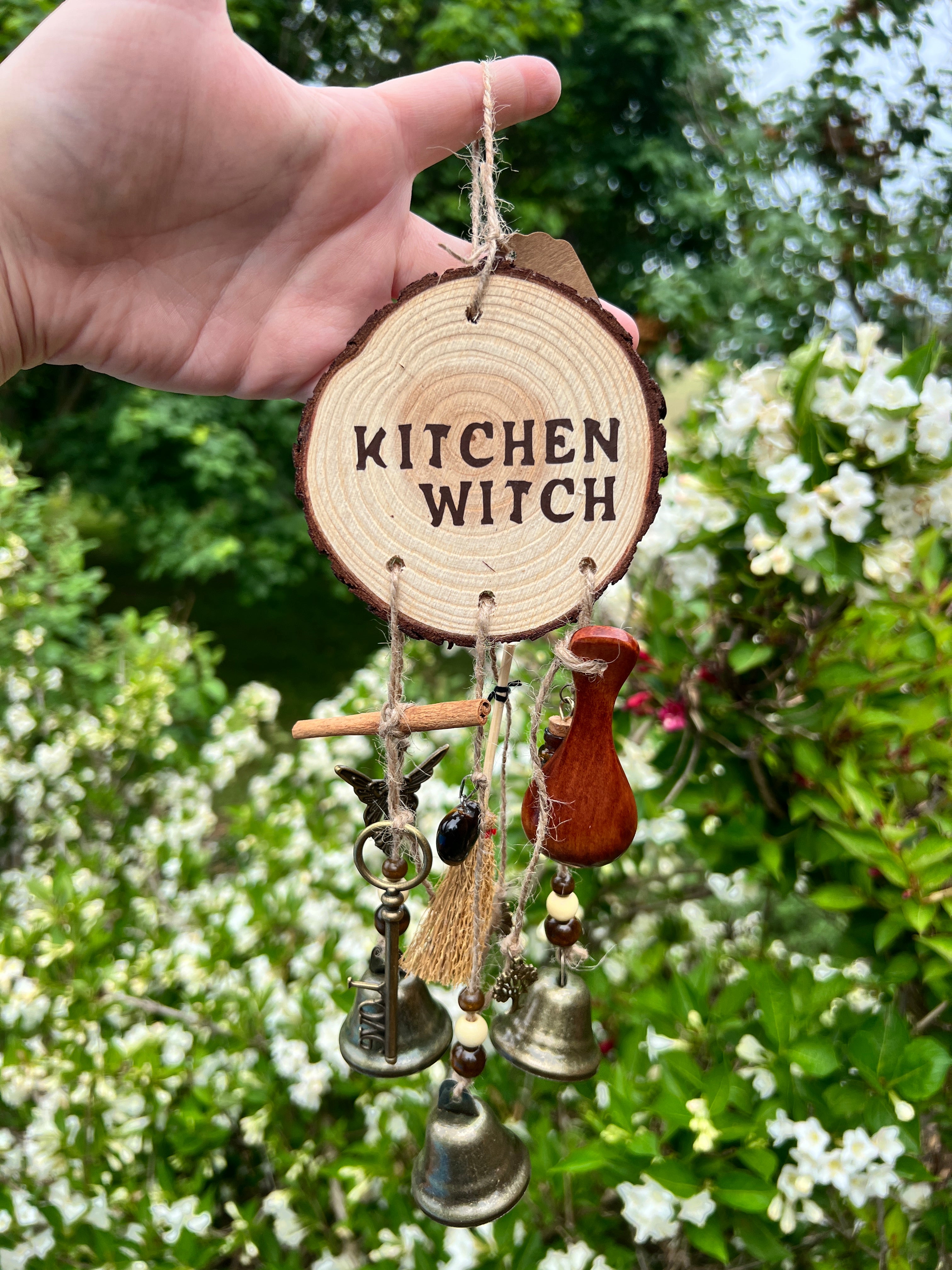 Handmade Witches Bells- Kitchen Witch